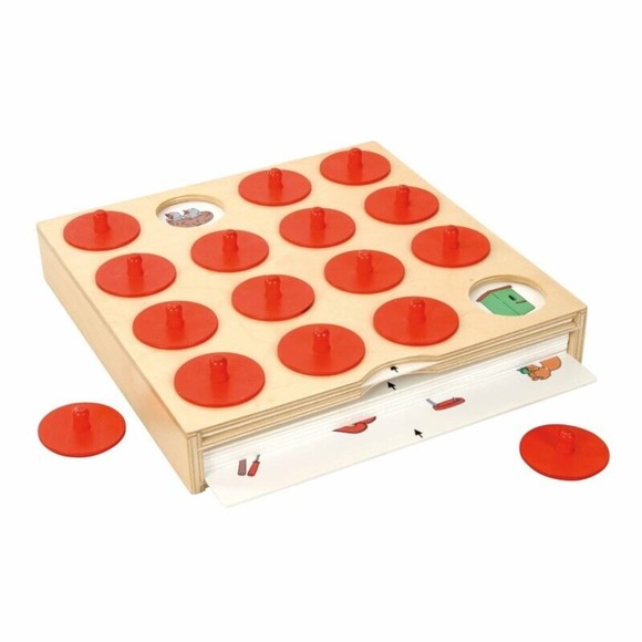 Educo Search and Find Game NEW Pairs Matching Wooden Preschool Educational - Picture 1 of 6